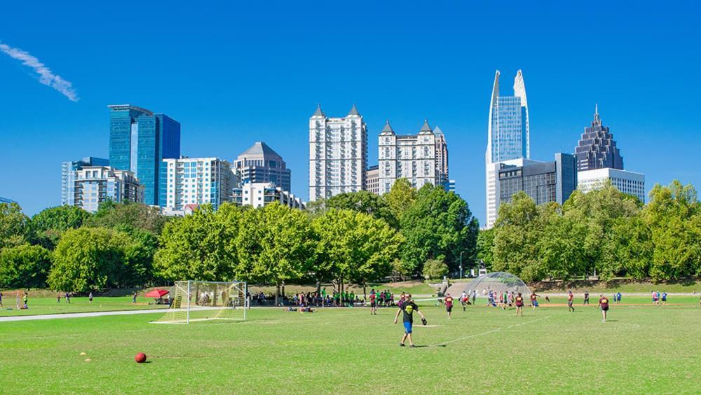 דירות אטלנטה Marvelous Midtown Manor In Piedmont Park מראה חיצוני תמונה